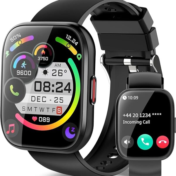Puqo Smart Watch (Answer/Make Calls), Smart Watches for Men Women